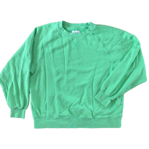 Sincerely Jules for Bandier Green Oversized Sweatshirt Size Medium